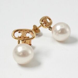 Celine Earrings Earring Gold Triomphe